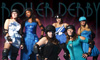 October 2010 FoCo Girls Gone Derby Black and Blue Ball poster