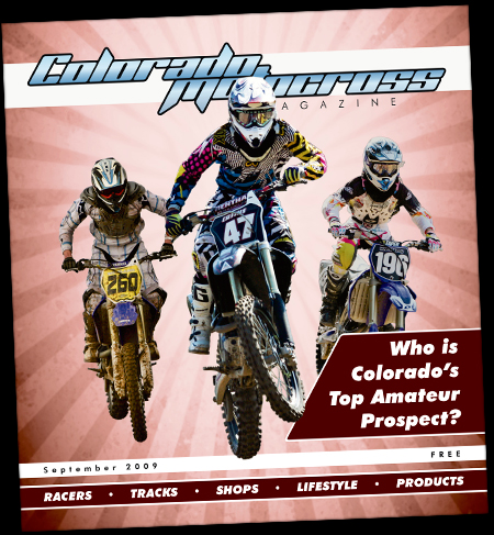 Cover image for issue two of Colorado Motocross Magazine